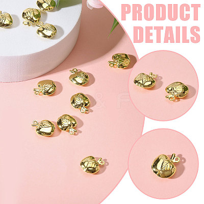 50Pcs Rack Plating Brass Charms KK-CA0003-76-1