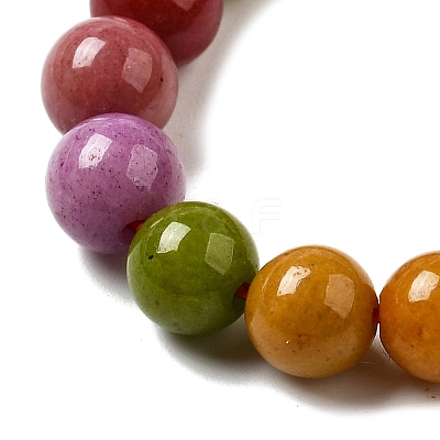 Dyed Natural Malaysia Jade Beads Strands G-G021-02A-17-1