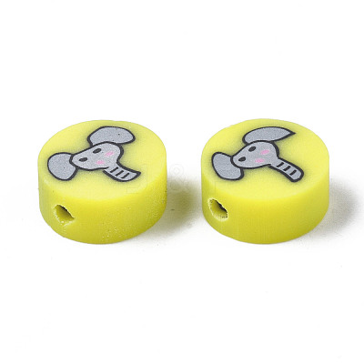 Handmade Polymer Clay Beads CLAY-N008-036E-1