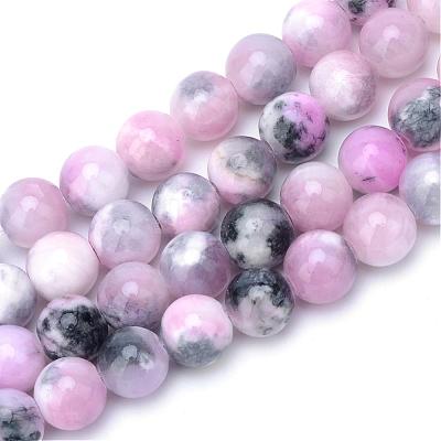 Natural Dyed Persian Jade Gemstone Bead Strands G-R271-10mm-XP13-1