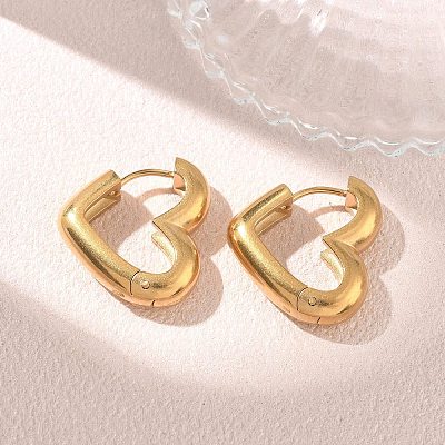 304 Stainless Steel Hoop Earrings SA-CBA46AF-26G-02-1