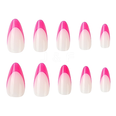 ABS Plastic Full Cover Press On False Nails DIY-CJC0006-12B-1