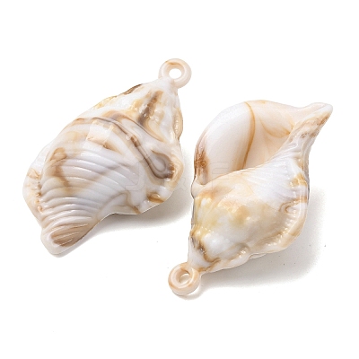 Imitation Shell Acrylic Pendants SACR-K005-07C-1
