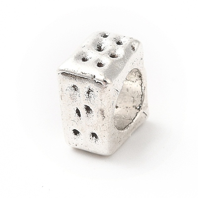 Tibetan Style Alloy European Beads PALLOY-P293-101AS-1