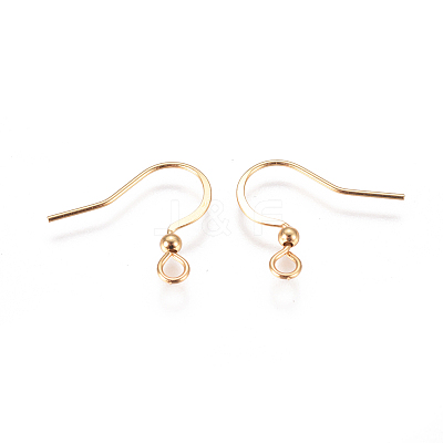 PVD Vacuum Plating 304 Stainless Steel French Earring Hooks STAS-I120-22-G-1
