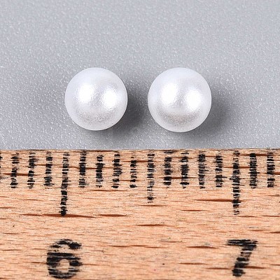 ABS Imitation Pearl Acrylic Beads OACR-S011-4mm-02-1