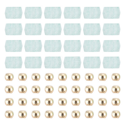 50Pcs Natural Green Aventurine Beads G-TAD0001-15B-1