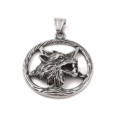 Viking 304 Stainless Steel Pendants STAS-S122-02AS-1