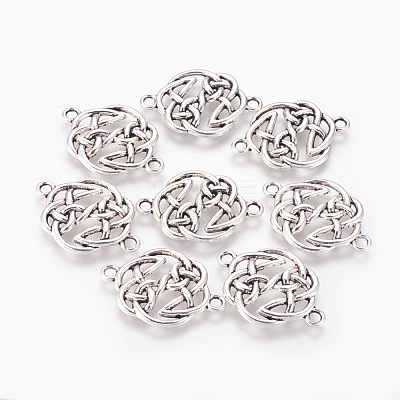 Tibetan Style Alloy Links connectors TIBE-S299-035AS-NR-1