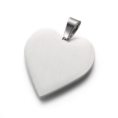Non-Tarnish 304 Stainless Steel Pendants X-STAS-F214-02P-1