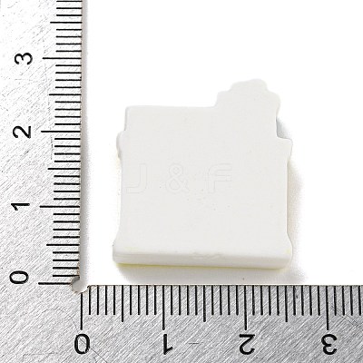 Christmas Opaque Resin Decoden Cabochons RESI-U006-04J-1
