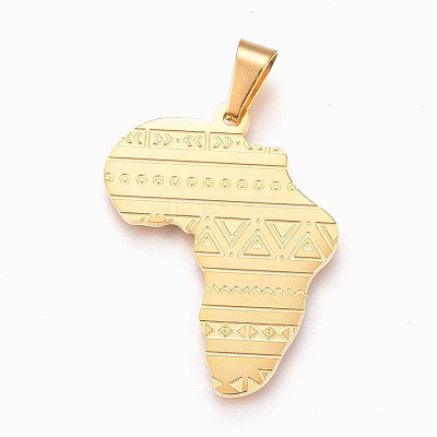 304 Stainless Steel Pendants STAS-F168-43G-1