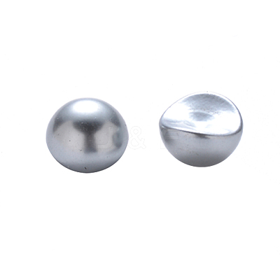 Half Round ABS Plastic Imitation Pearl Cabochons MRMJ-Q092-6mm-D01-1