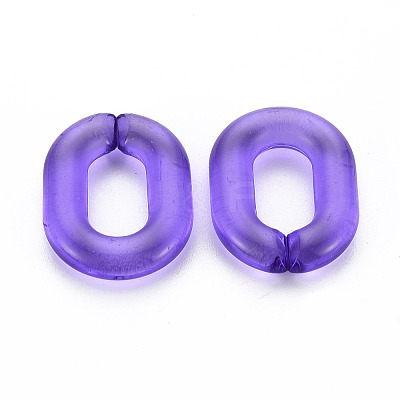 Transparent Acrylic Linking Rings MACR-S373-19-B05-1