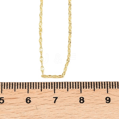 1.5MM Adjustable Slider Brass Dapped Chain Necklaces for Men Women NJEW-L012-10G-1