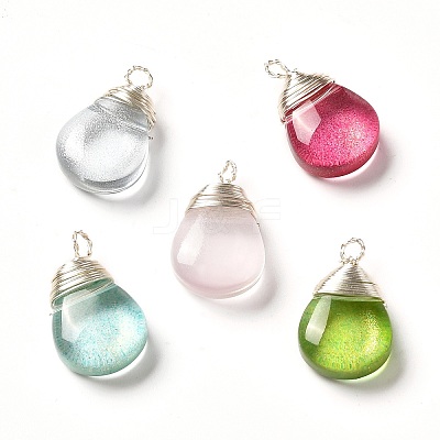 Glass Pendants X-PALLOY-JF00856-1