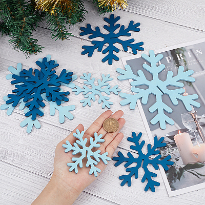 Christmas Wood Display Decorations AJEW-WH0258-740-1