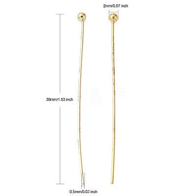 Brass Ball Head pins X-KK-L137-15G-NR-1