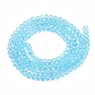 Glass Beads Strands EGLA-A034-T3mm-D28-1