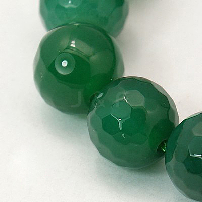 Natural Agate Beads Strands G-E054-8mm-16-1