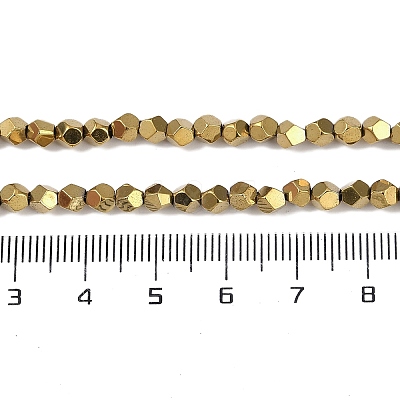 Electroplated Synthetic Non-magnetic Hematite Beads Strands G-A234-G03-01G-1