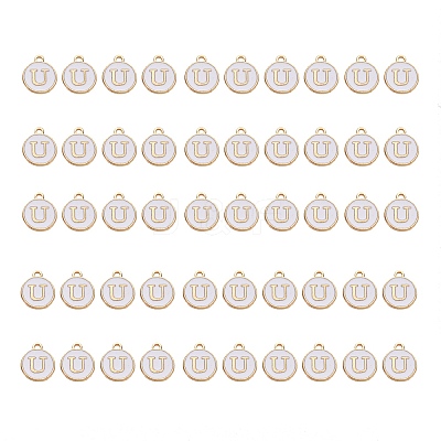 Golden Plated Alloy Charms ENAM-SZ0001-25A-U-1