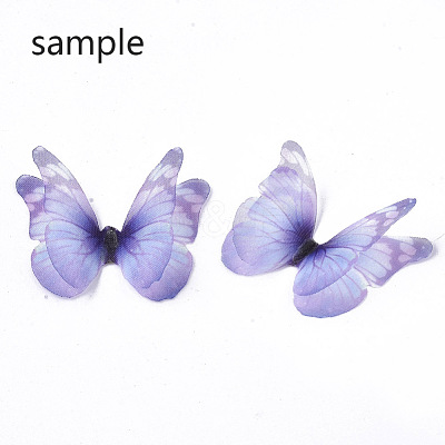 Polyester Fabric Wings Crafts Decoration FIND-S322-010B-04-1