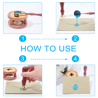 DIY Wax Seal Stamp Kits DIY-CP0003-52F-1