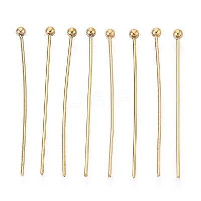 304 Stainless Steel Head Pins STAS-T065-30mm-20G-1