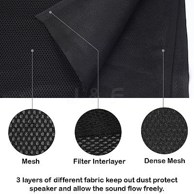 1 Yard Polyester Mesh Fabrics SRIB-CY0001-08-1