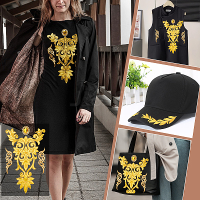 Polyester Embroidery Ornament Accessories DIY-NB0011-01-1