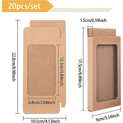 Foldable Creative Kraft Paper Box CON-BC0001-25B-01-1