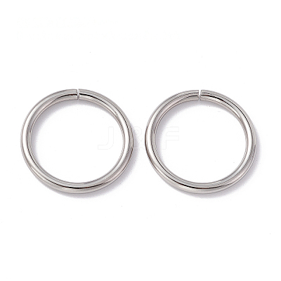 Non-Tarnish 304 Stainless Steel Jump Rings STAS-C040-01M-P-1
