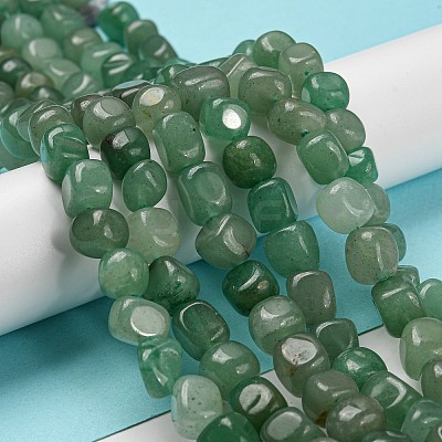 Natural Green Aventurine Bead Strands G-F464-04A-1