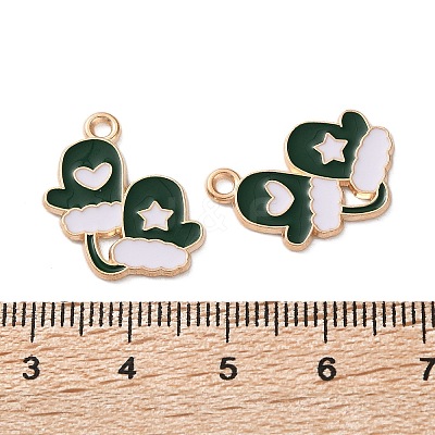 Alloy Enamel Pendants ENAM-I061-01KCG-19A-1