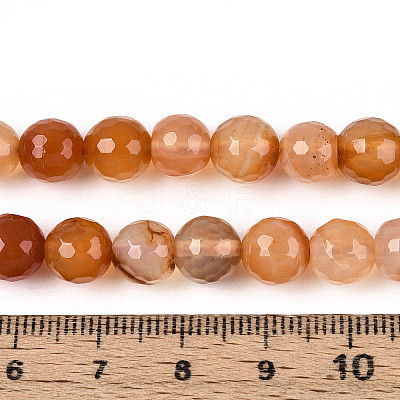 Natural Red Agate Beads Strands LS-G-T139-8mm-89A-01-1