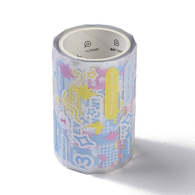 PET Plastic Stickers DIY-H168-01B-1