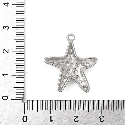 304 Stainless Steel Pendants STAS-K312-09B-P-1