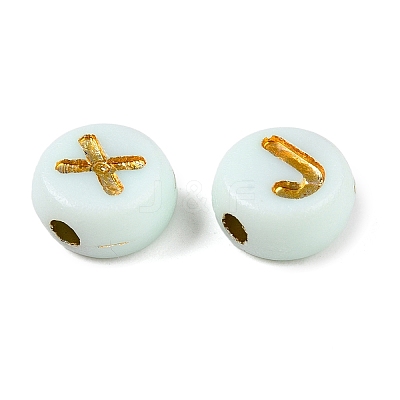Plating Acrylic Beads PACR-T017-02A-1