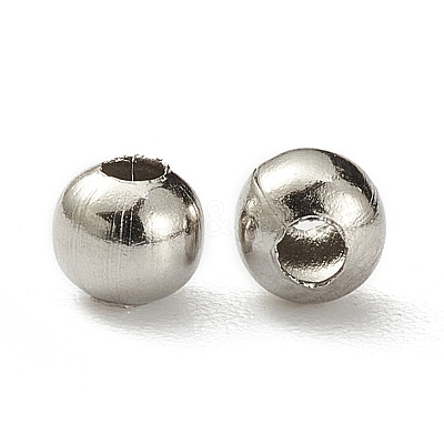 Tarnish Resistant 304 Stainless Steel Hollow Round Seamed Beads X-STAS-R032-3mm-1