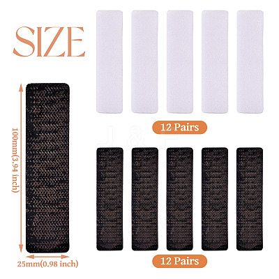 2 Sets 2 Colors Sided Self Adhesive Hook and Loop Tapes FIND-TA0005-30-1