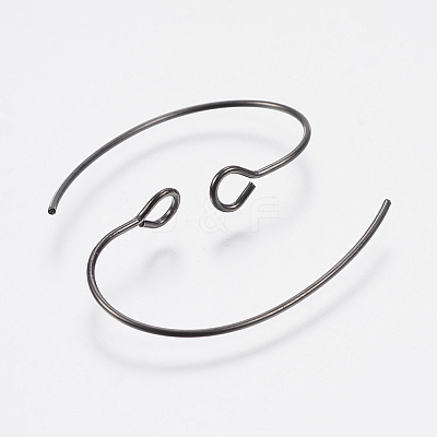 304 Stainless Steel Earring Hooks STAS-F148-05B-1