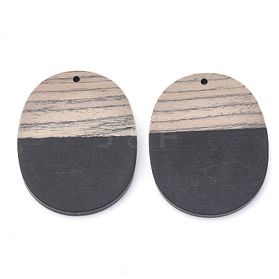 Resin & Wenge Wood Pendants RESI-T023-01A-1