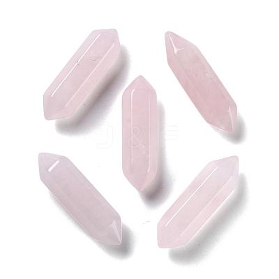 Faceted Natural Rose Quartz Healing Stones G-K008-30mm-01-1