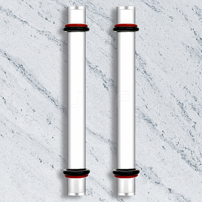 1 Set Acrylic Rolling Pins AJEW-SP0002-49-1