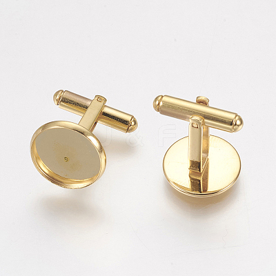 304 Stainless Steel Cuffinks LS-X-STAS-G187-23G-14mm-1