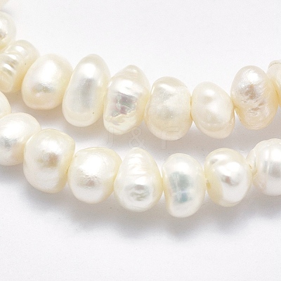 Natural Cultured Freshwater Pearl Beads Strands X-PEAR-F007-50-1