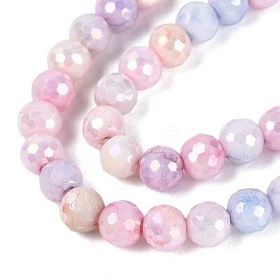 Anti-Tarnish Electroplate Glass Beads Strands EGLA-N027-02A-05-1