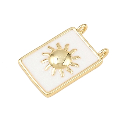 Brass Enamel Pendants KK-L251-01G-D04-1