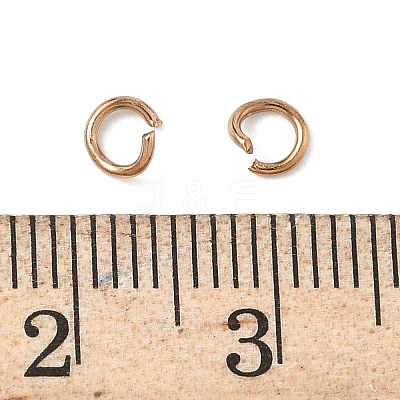 304 Stainless Steel Open Jump Rings STAS-Z150-01A-RG-1